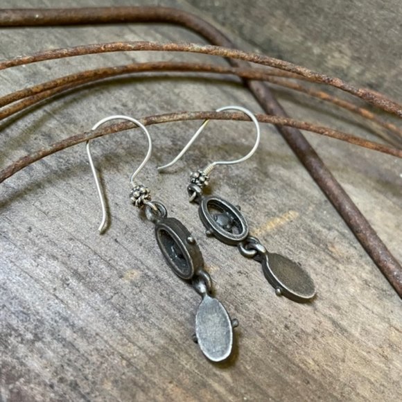 Artisan Boho Chic Tribal Dangle Drop Earrings - Picture 11 of 12